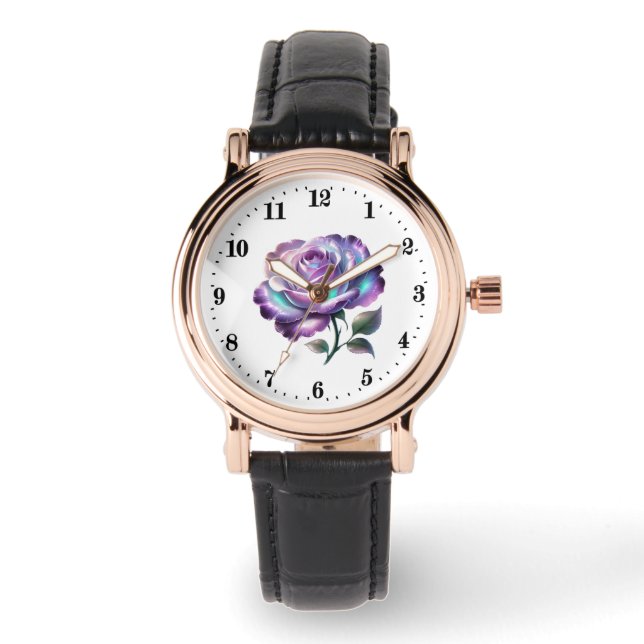 Eleganta fantasins rosälskare  armbandsur (Framsida)