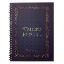 Eleganta författare för personlig journal