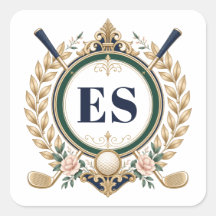 Eleganta golfmonogram för kvinnor