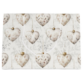 Eleganta grå hjärtan ornament bröllop