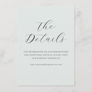 Eleganta grå typografiska detaljer tilläggskort