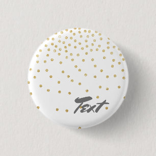 eleganta guld- glitterkonfettiar pricker mönster knapp