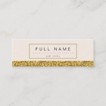 Eleganta guld- glitterkortkortvisitkortar