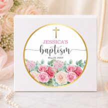 Eleganta guld kors rosor blomster dop