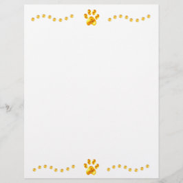 Eleganta Guld Tass Papper Ark