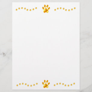 Eleganta Guld Tass Papper Ark