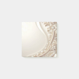 Eleganta guldsmyckade blomstermotiv Post-it-lappar Post-it Block