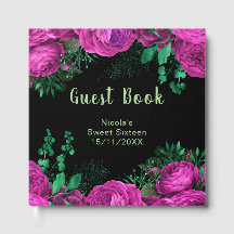 Eleganta heta rosa blommor Sweet Sixteen