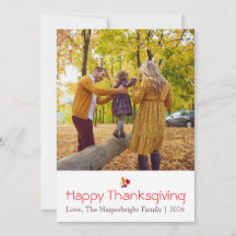 Eleganta höstlöv Foto Familj Thanksgiving