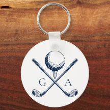 Eleganta initialer Anpassad golfpresent - Modernt 