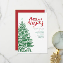 eleganta julfirande inbjudningar