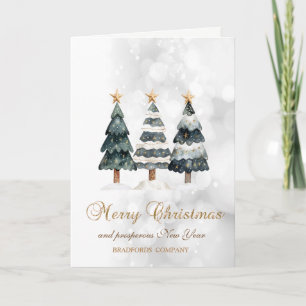 Eleganta julgran Elegant Chic Christmas Trees ,Bok Helgkort