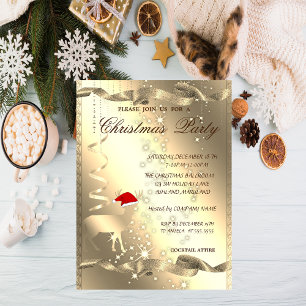 Eleganta julhjortar, Gnistrar, Julfest Inbjudningar