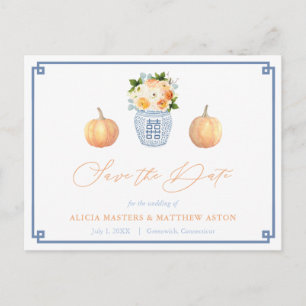 Eleganta kineseripumpor Bröllop Save The Date Vykort