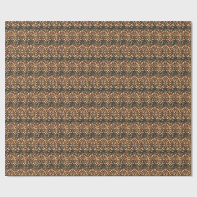 Eleganta Klassiska Fåglar William Morris  Presentpapper (Platt)