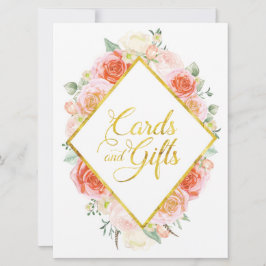 Eleganta kort och gåvabord undertecknar - 6,5" x