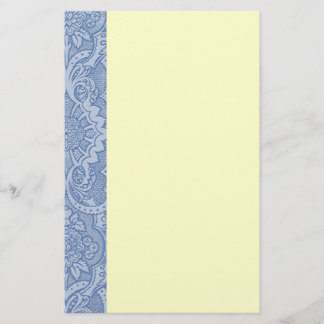 Eleganta Lacy blått Brevpapper