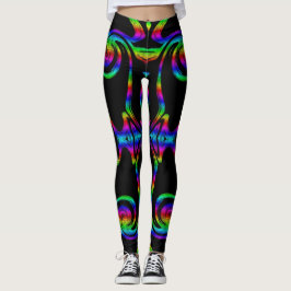 eleganta leggingar färg festlig modern hemmagjord leggings