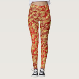 eleganta leggingar färgade festliga moderna handgj leggings
