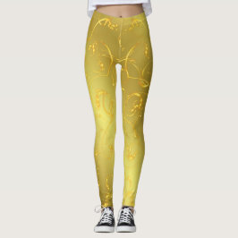 eleganta leggingar färgade festliga moderna handgj leggings