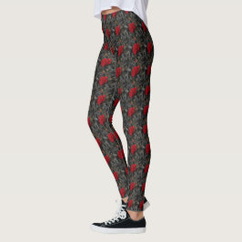 eleganta leggingar färgade festliga moderna handgj leggings