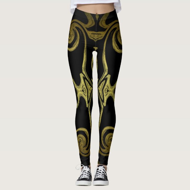 eleganta leggings färg festlig modern hemmagjord (Framsida)