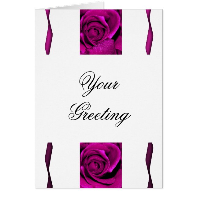 Eleganta lilaroro OBS kort (Framsidan)