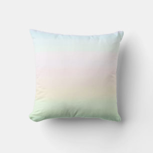 Eleganta ljusa pastellfärger gradient kudde