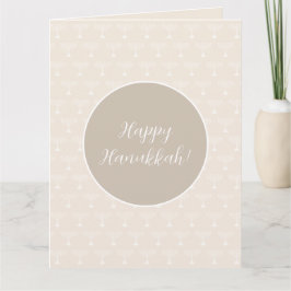 Eleganta lyckliga Hanukkah-hälsningar Kort