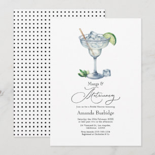Eleganta Margs & Bröllopsfest för Margarita Inbjudningar