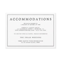 Eleganta minimalistiska svarta och vita bröllopsde