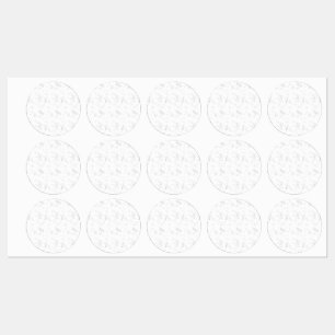 Eleganta minimalistiska vattentäta etiketter för s