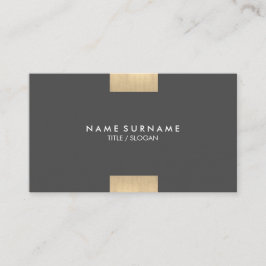 Eleganta moderna Kraft skrivev ut guld- Visitkort