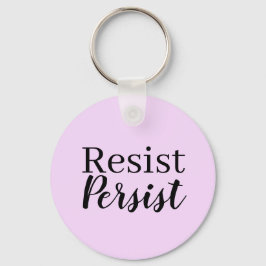 Eleganta moderna motstår framhärdar det inspirera nyckelring