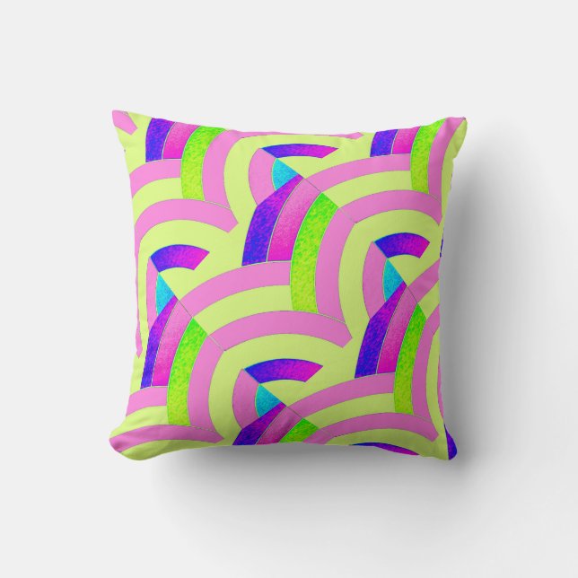 eleganta moderna sofistikerade chevrons kudde (Framsida)