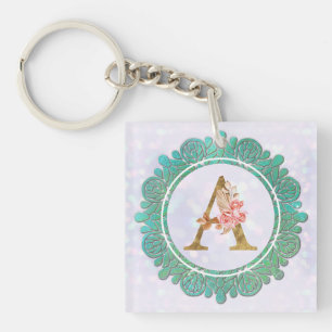 Eleganta monograminitialer med mandala