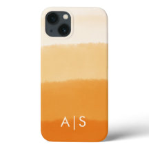 Eleganta monogrammerade initialer Pumpkin Orange O