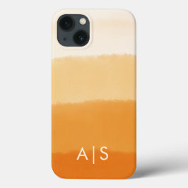 Eleganta monogrammerade initialer Pumpkin Orange O