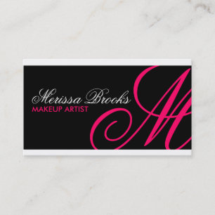 Eleganta Monogramvisitkortar Visitkort