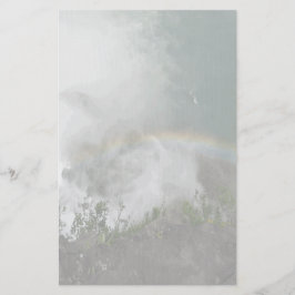 Eleganta nedgångar för regnbåge för brevpapper