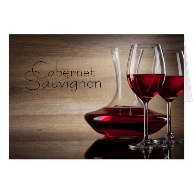Eleganta och sofistikerade Cabernet - sauvignon OBS Kort (Framsidan Horizontal)