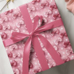 Eleganta och Whimsical Rosa Coquette Slöjor Presentpapper<br><div class="desc">Perfekta för bröllop, bröllopsfester, baby shower-firande, födelsedagar och andra speciella tillfällen som kräver en blandning av ultrafeminina elegans och lekfull charm, detta förtrollande coquette-sjömsmönster garanterat fängslar och glädjer mottagare i alla åldrar. Dess känsliga design ger en touch av nyckfullhet till varje firande, vilket gör det till det perfekta valet för...</div>