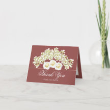 Eleganta orkidéer & vita rosor Botanisk Tack