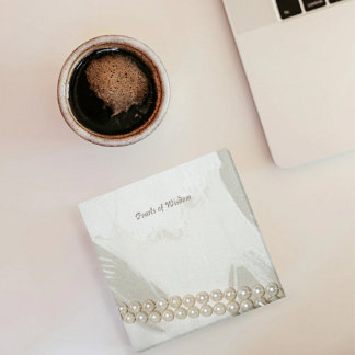 Eleganta Pärlor av Visdom Post-it Block