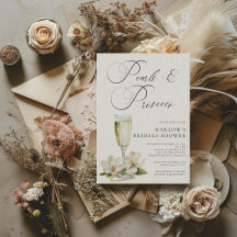 Eleganta pärlor och Prosecco  Bröllopsdusch 