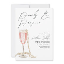 Eleganta pärlor och Prosecco bröllopsfest