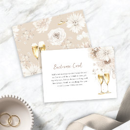 Eleganta pärlor och Prosecco Tilläggskort