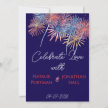 Eleganta Patriotiska Fyrverkerier | 4 juli Bröllop