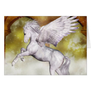 Eleganta Pegasus Hälsningskort
