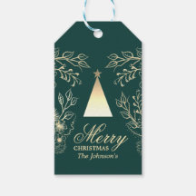 Eleganta personliga julpresentkort